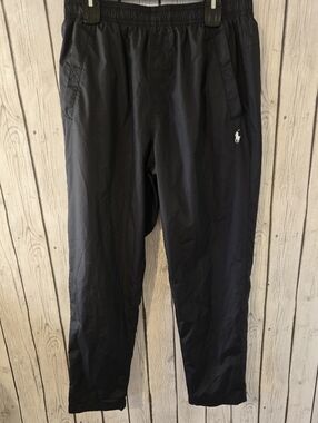 Polo Sport Ralph Lauren Mens Black Windbreaker Track Jogger Pants L